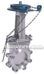 API sprocket lug&wafer knife-shaped gate valves